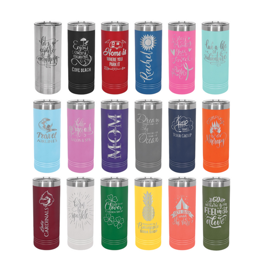 Skinny Tumbler w/ Lid